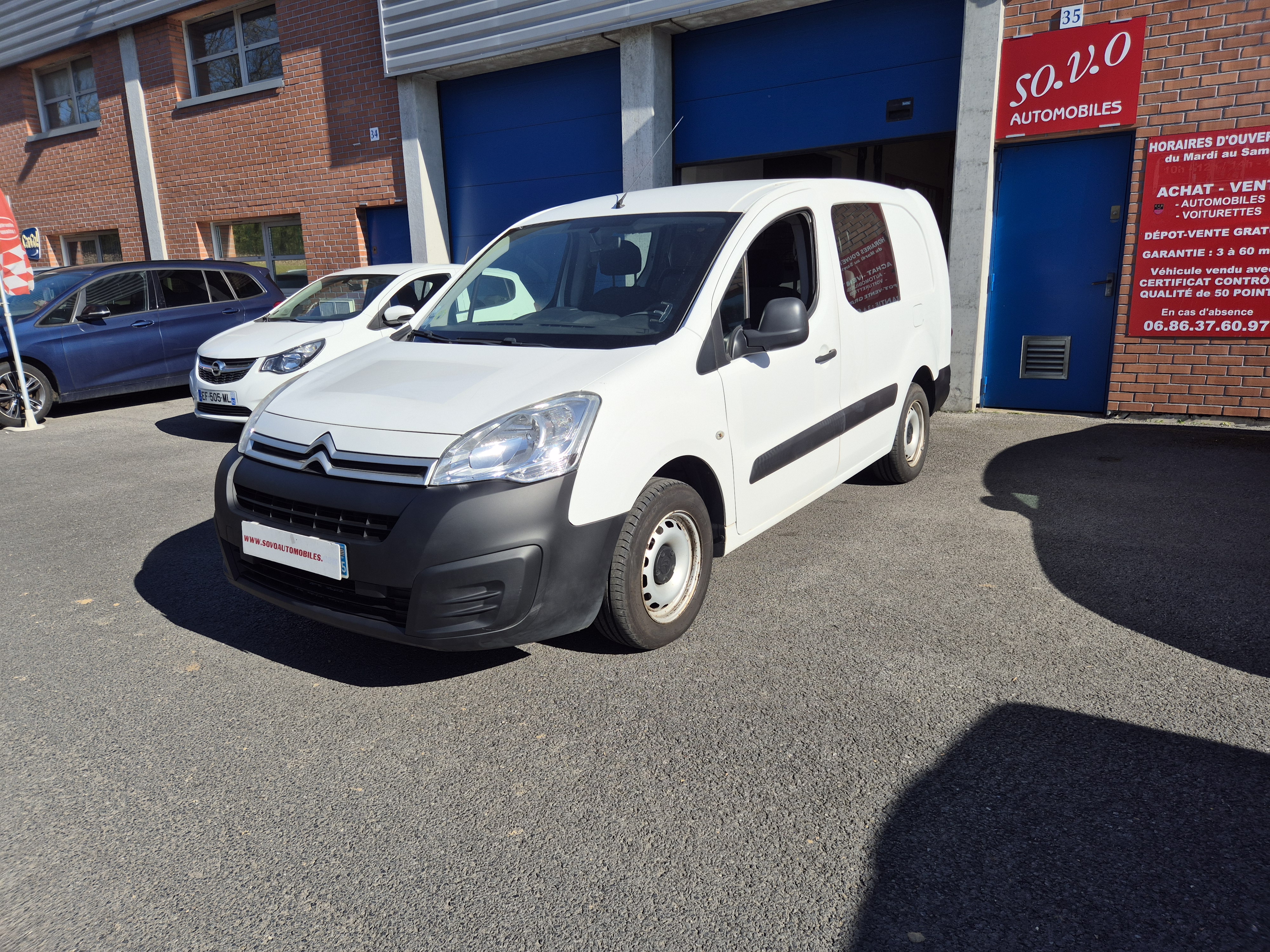 CITROEN BERLINGO II (3) 1.6 BLUEHDI 100 CONFORT CABINE APPROFONDIE TAILLE XL